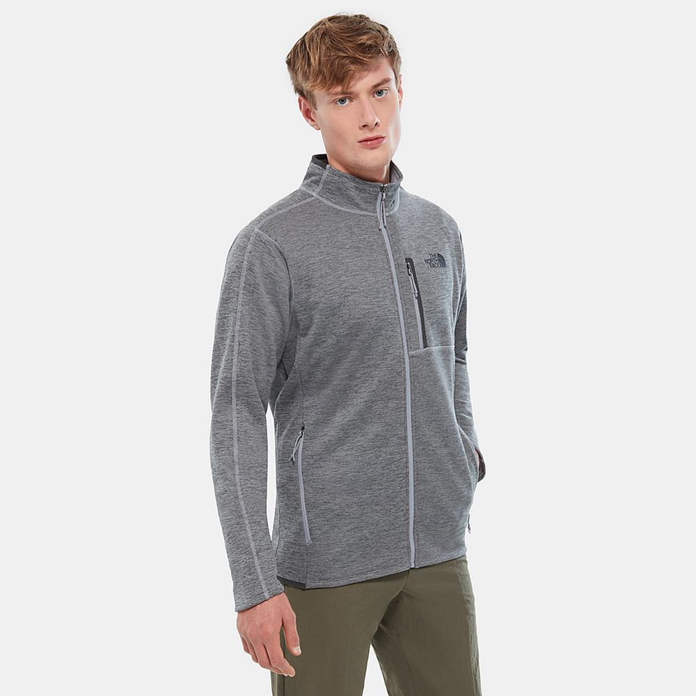 The North Face Fleece Jacket Mens Australia - The North Face Canyonlands Grey Hiking (WTK-265701)